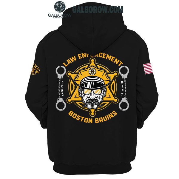 Boston Bruins Celebration Of 2024 Law Enforcement Day Hoodie T-Shirt