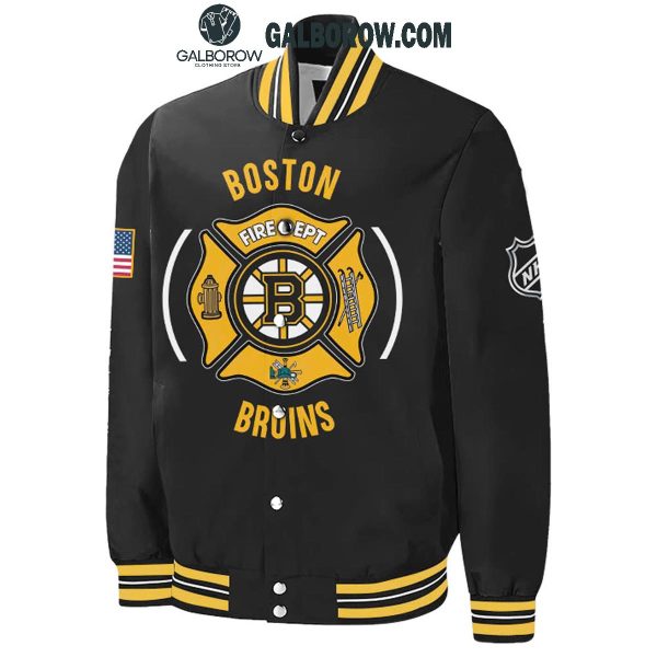 Boston Bruins Firefighter Appreciation Night Honoring 2024 Baseball Jacket