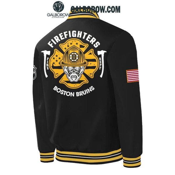 Boston Bruins Firefighter Appreciation Night Honoring 2024 Baseball Jacket