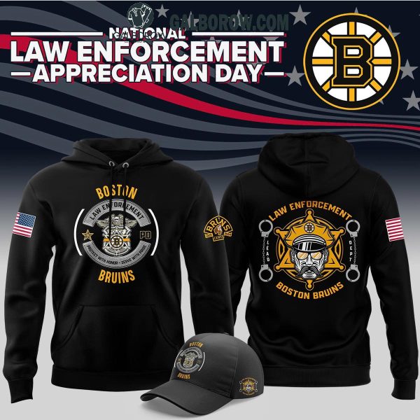 Boston Bruins National Law Enforcement Appreciation Day Hoodie T-Shirt