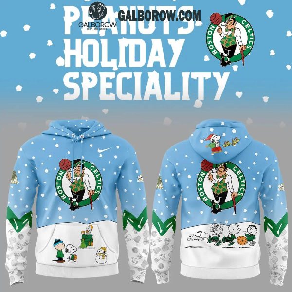 Boston Celtics Peanuts Snoopy Christmas Days NBA 2024 Hoodie T-Shirt