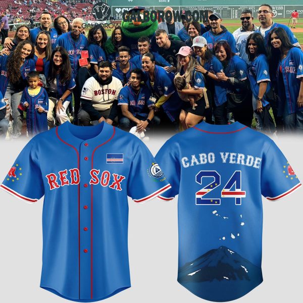 Boston Red Sox 2025 Honoring Cabo Verdean Personalized Baseball Jersey