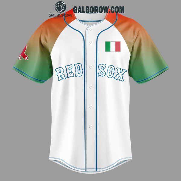 Boston Red Sox 2025 Italian Celebration Night Personalized Baseball Jersey