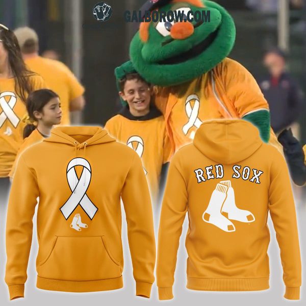 Boston Red Sox Honoring Childhood Cancer Awareness Month Personalized Hoodie T-Shirt