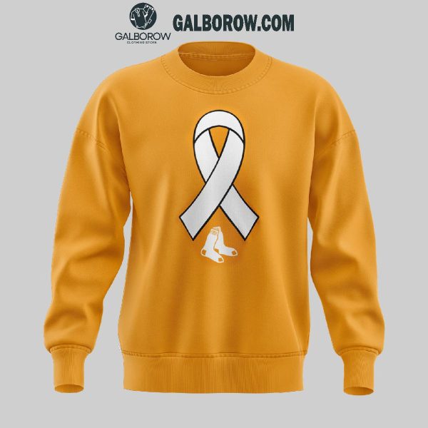 Boston Red Sox Honoring Childhood Cancer Awareness Month Personalized Hoodie T-Shirt