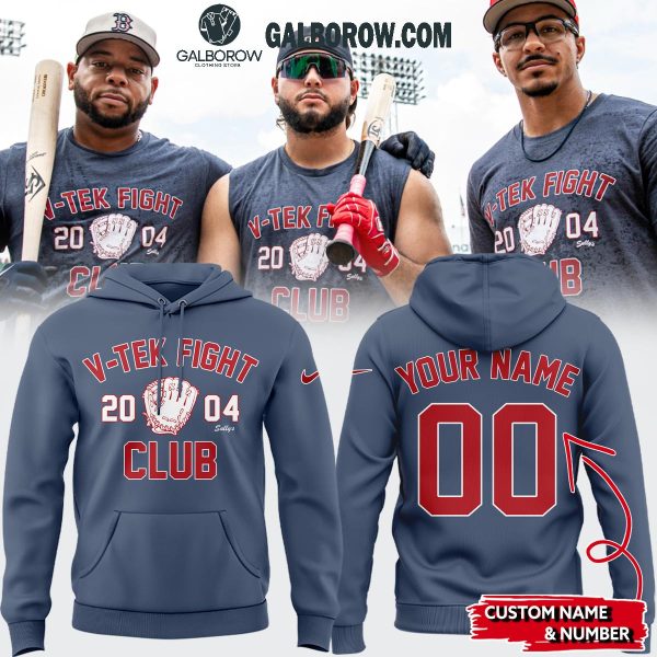 Boston Red Sox V-Teck Fight Club 2025 Personalized Hoodie T-Shirt