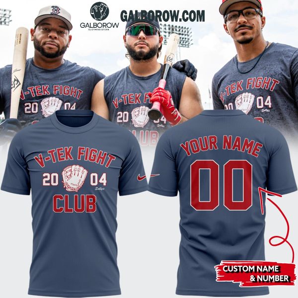 Boston Red Sox V-Teck Fight Club 2025 Personalized Hoodie T-Shirt