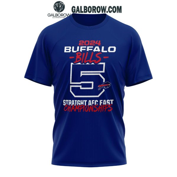 Buffalo Bills 2024 AFC East Division Champions Locker Room Hoodie T-Shirt