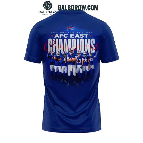 Buffalo Bills 2024 AFC East Division Champions Locker Room Hoodie T-Shirt