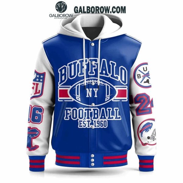 Buffalo Bills Football Since 1960 AFC East Champions 2024 Baseball Jacket