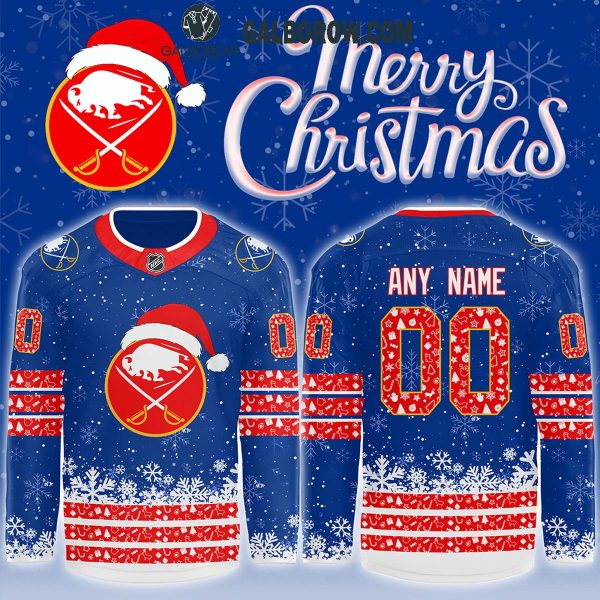 Buffalo Sabres 2024 Merry Christmas Holidays Spirit Personalized Hockey Jersey