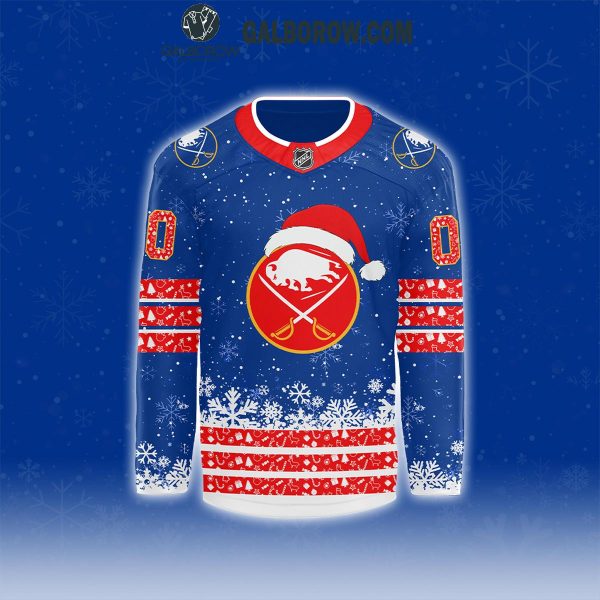 Buffalo Sabres 2024 Merry Christmas Holidays Spirit Personalized Hockey Jersey