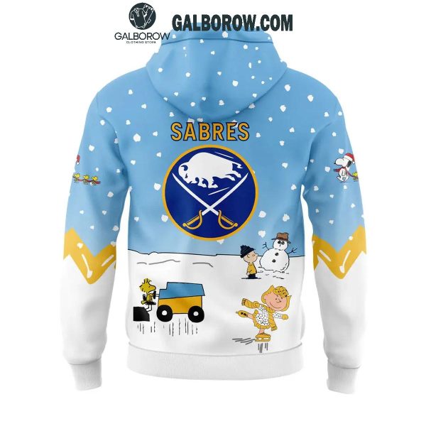 Buffalo Sabres Cheerful Christmas Of Peanuts Friends 2024 Hoodie T-Shirt