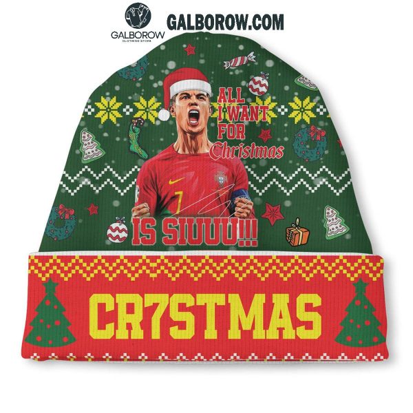 CR7 Cristiano Ronaldo Christmas 2024 Beanie Hat