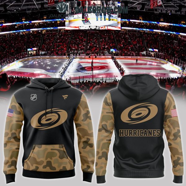 Carolina Hurricanes Honor The US Army Veterans Day 2025 Hoodie T-Shirt