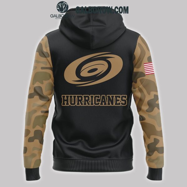 Carolina Hurricanes Honor The US Army Veterans Day 2025 Hoodie T-Shirt