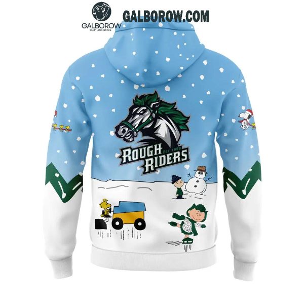 Cedar Rapids Roughriders Peanuts Holidays Snoopy Playtime Hoodie T-Shirt