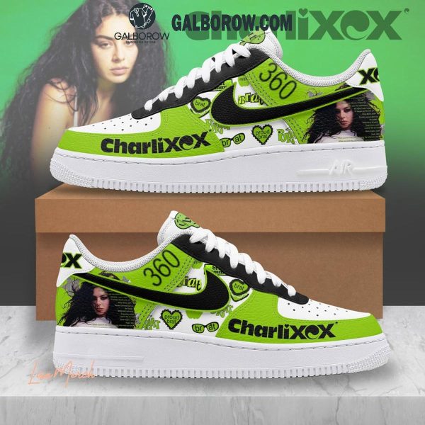 Charli XCX 360 Album 2024 Happy Holidays Air Force 1 Shoes