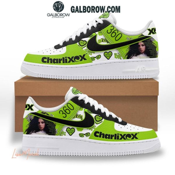 Charli XCX 360 Album 2024 Happy Holidays Air Force 1 Shoes