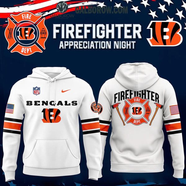 Cincinnati Bengals National 2024 Firefighter Appreciation Night Hoodie T-Shirt