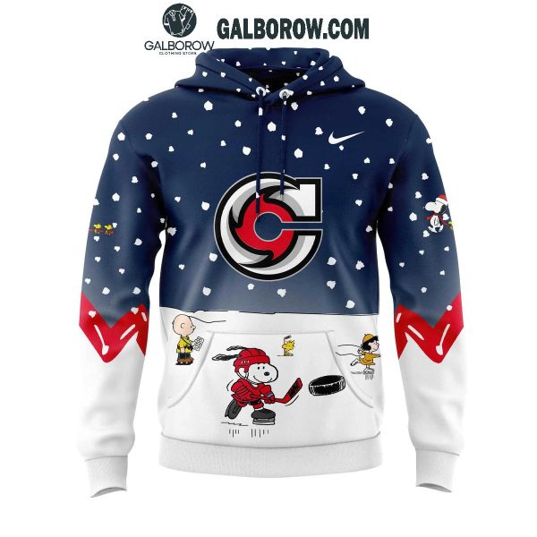 Cincinnati Cyclones Christmas Winter Hockey Peanuts Snoopy 2024 Hoodie T-Shirt