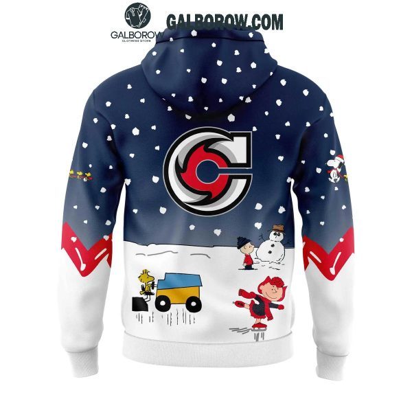 Cincinnati Cyclones Christmas Winter Hockey Peanuts Snoopy 2024 Hoodie T-Shirt