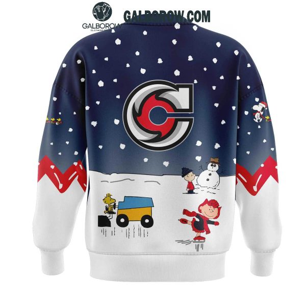 Cincinnati Cyclones Christmas Winter Hockey Peanuts Snoopy 2024 Hoodie T-Shirt