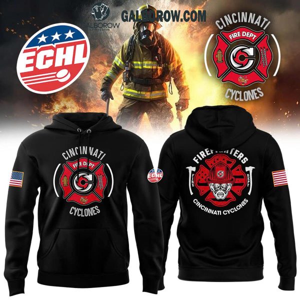 Cincinnati Cyclones Firefighter Appreciation Night Just Celebrate Hoodie T-Shirt