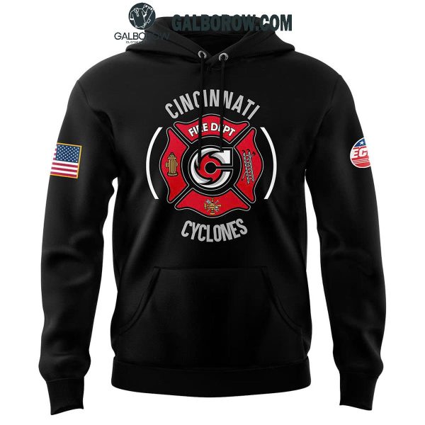 Cincinnati Cyclones Firefighter Appreciation Night Just Celebrate Hoodie T-Shirt