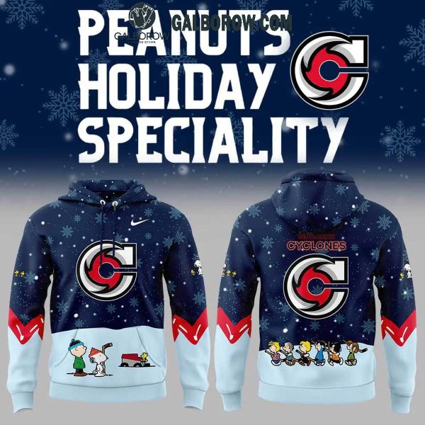 Cincinnati Cyclones Night Of Christmas With Peanuts Snoopy 2024 Hoodie T-Shirt