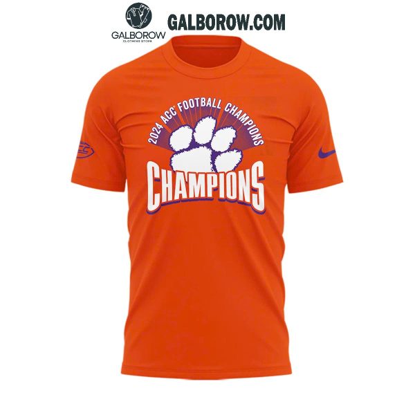 Clemson Tigers Are The 2024 ACC Champions Go Tigers Hoodie T-Shirt