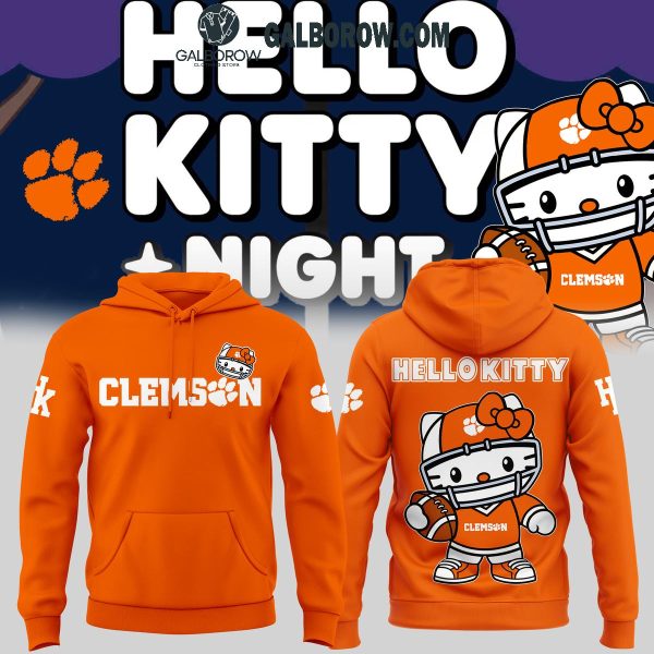 Clemson Tigers Hello Kitty Celebration 50 Years Football Hoodie T-Shirt