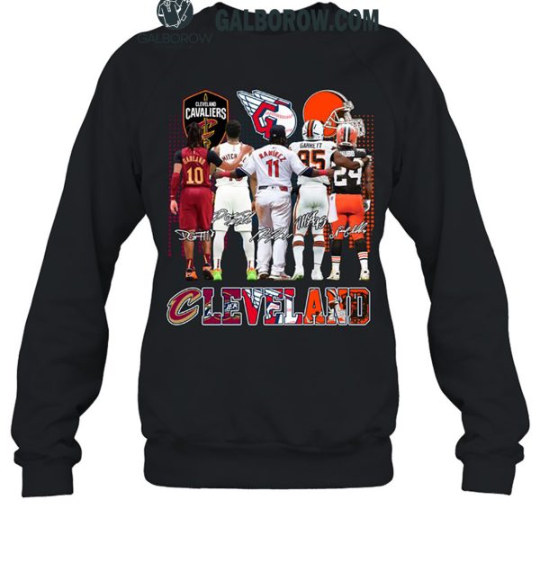 Cleveland Browns Cleveland Guardians Cavaliers The Legends 2024 T-Shirt