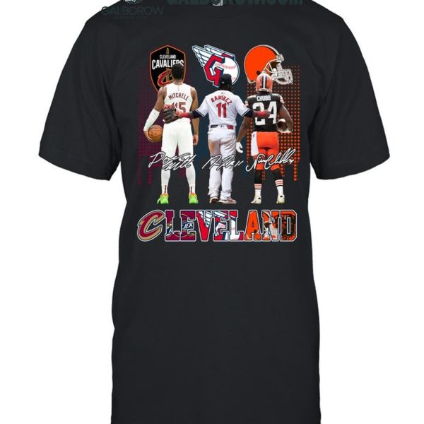 Cleveland Guardians Ramirez Cleveland Browns Chubb Cavaliers Mitchell T Shirt