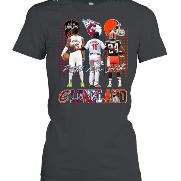 Cleveland Guardians Ramirez Cleveland Browns Chubb Cavaliers Mitchell T Shirt