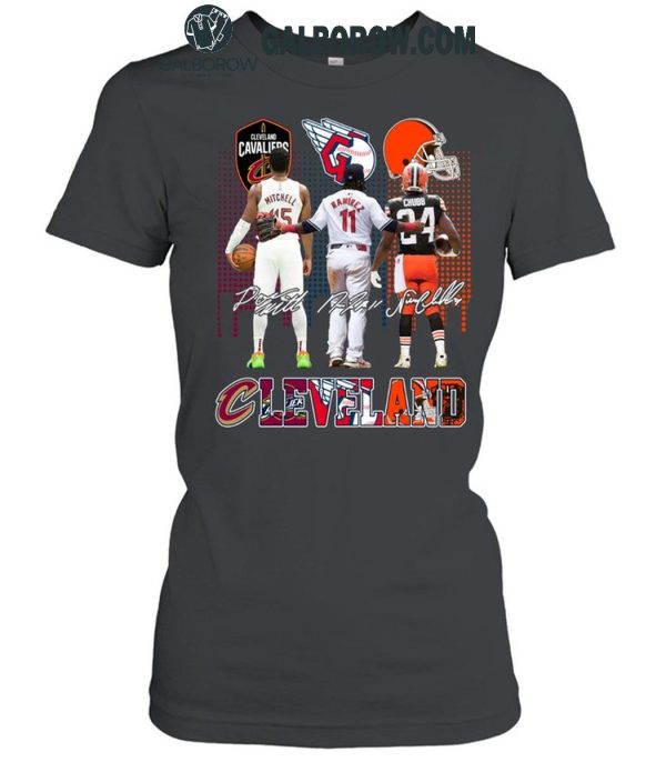 Cleveland Guardians Ramirez Cleveland Browns Chubb Cavaliers Mitchell T-Shirt