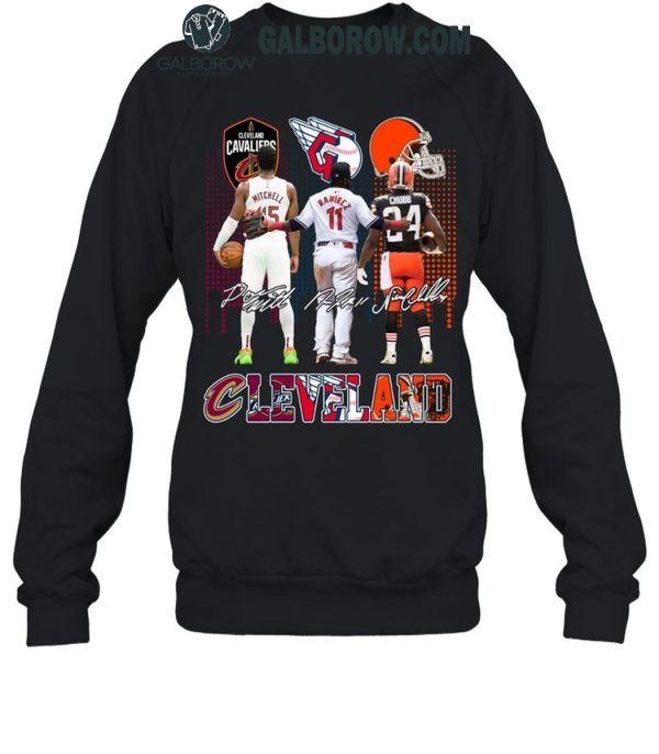 Cleveland Guardians Ramirez Cleveland Browns Chubb Cavaliers Mitchell T-Shirt