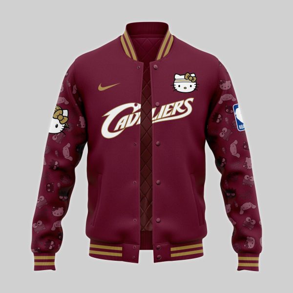 Cleveland Cavaliers 2024 Hello Kitty Night 50 Years Memories Baseball Jacket