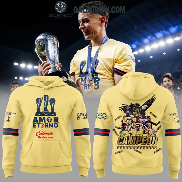 Club America Amor Et3rno Campeon Apertuna 2024 Hoodie T-Shirt