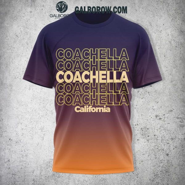 Coachella Florida 2025 The Line Up Lady Gaga Post Malone Hoodie T-Shirt