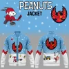 Atlanta Gladiators Snoopy Cheering Peanuts Winter 2024 Baseball Jacket