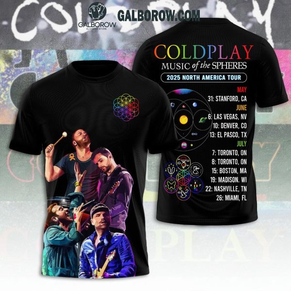 Coldplay Music Of The Spheres 2025 The Celebrating Time Hoodie T-Shirt