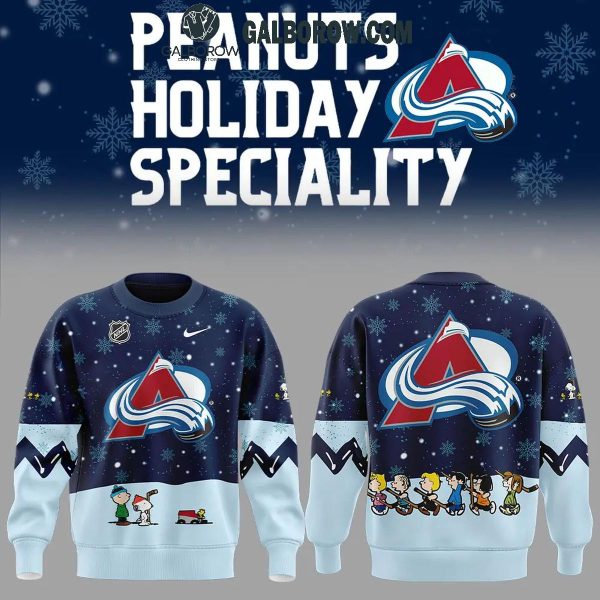 Colorado Avalanche Night Of Christmas With Peanuts Snoopy 2024 Hoodie T-Shirt