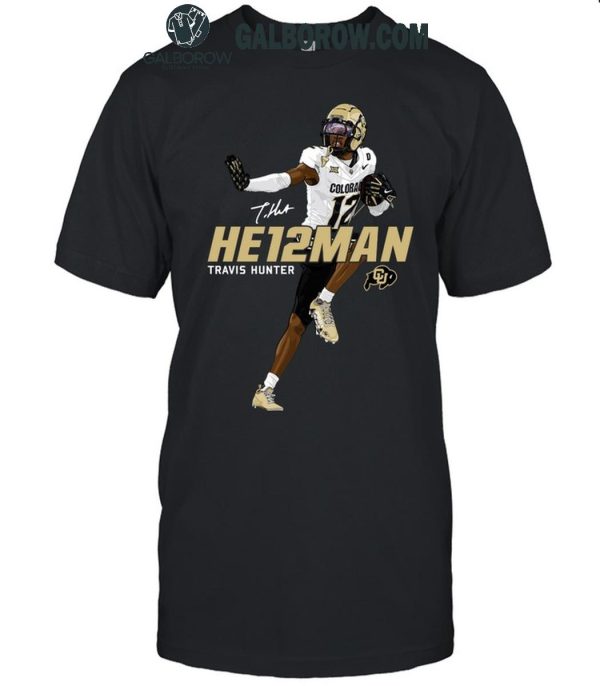 Colorado Buffaloes Travis Hunter Football Heisman 2024 T-Shirt