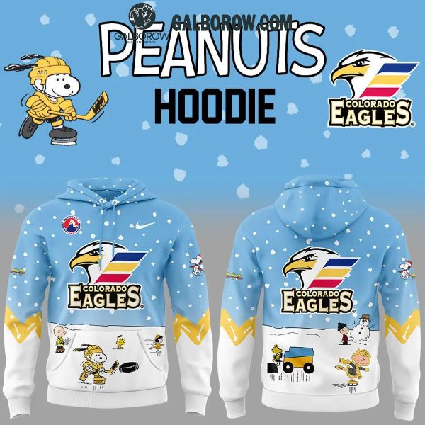 Colorado Eagles 2024 Winter Snoopy Holidays Peanuts Hoodie T-Shirt