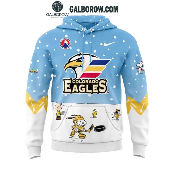 Colorado Eagles 2024 Winter Snoopy Holidays Peanuts Hoodie T-Shirt