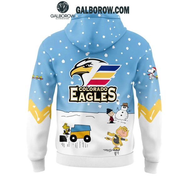 Colorado Eagles 2024 Winter Snoopy Holidays Peanuts Hoodie T-Shirt