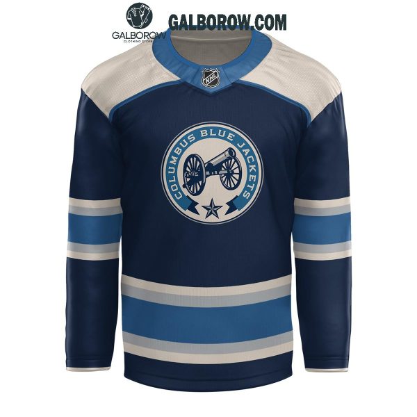 Columbus Blue Jackets Chill Guy Stay Chilled 2024 Hockey Jersey