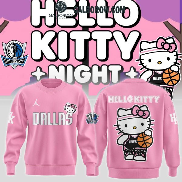 Dallas Mavericks Hello Kitty Celebration 50 Years Basketball Hoodie T-Shirt