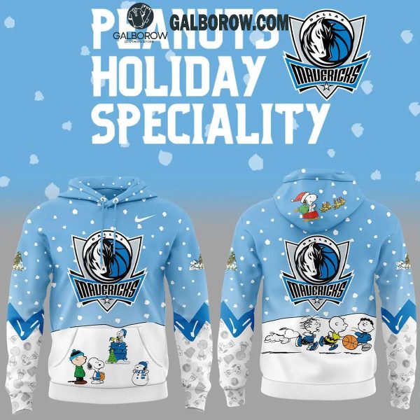 Dallas Mavericks Peanuts Snoopy Christmas Days NBA 2024 Hoodie T-Shirt